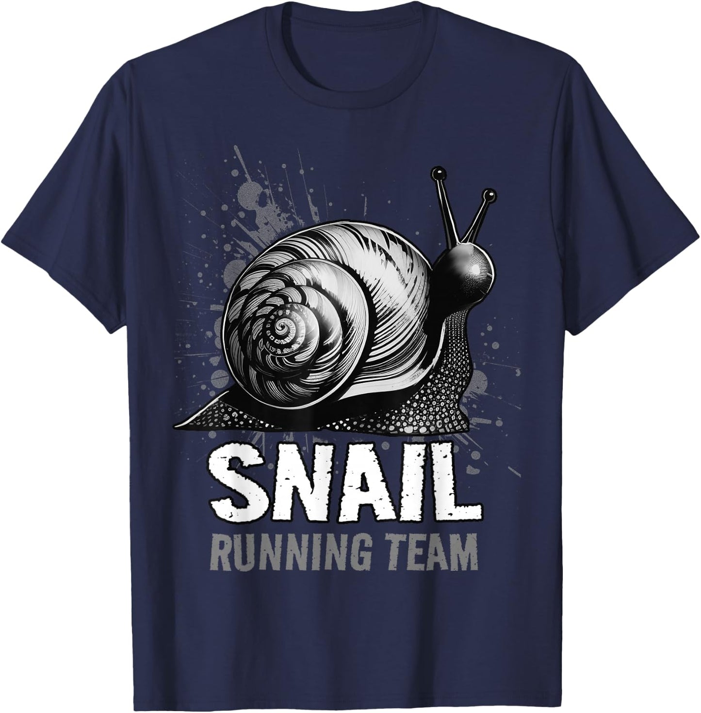 Snail Running Team T-Shirt - T-Shirt | Navy