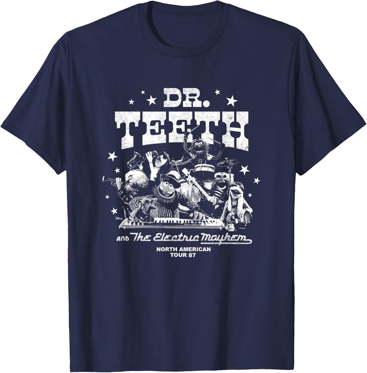 The Muppets - Dr Teeth T-Shirt - T-Shirt | Navy