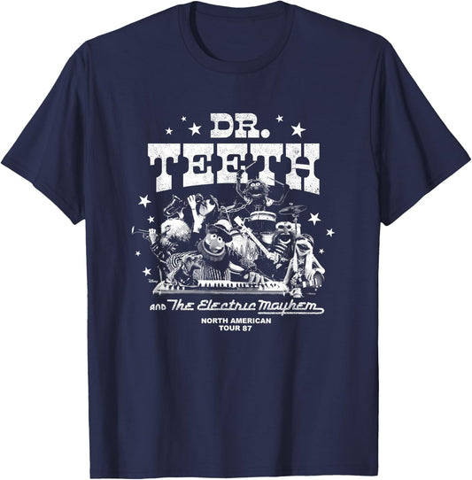 The Muppets - Dr Teeth T-Shirt - T-Shirt | Navy