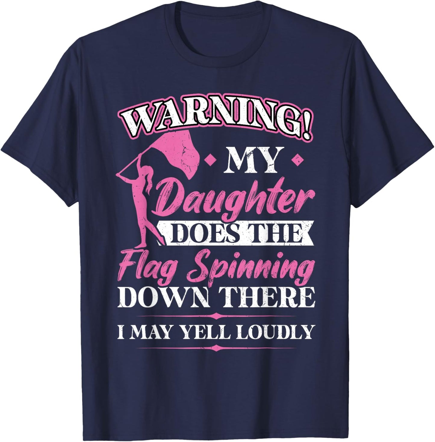 Mom of a Color Guard - Colorguard T-Shirt - T-Shirt | Navy