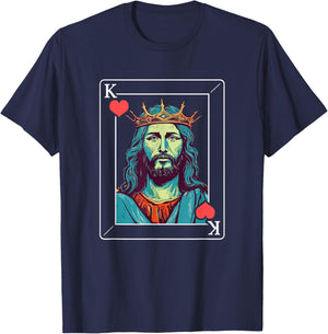 Jesus is King T-Shirt - T-Shirt | Navy