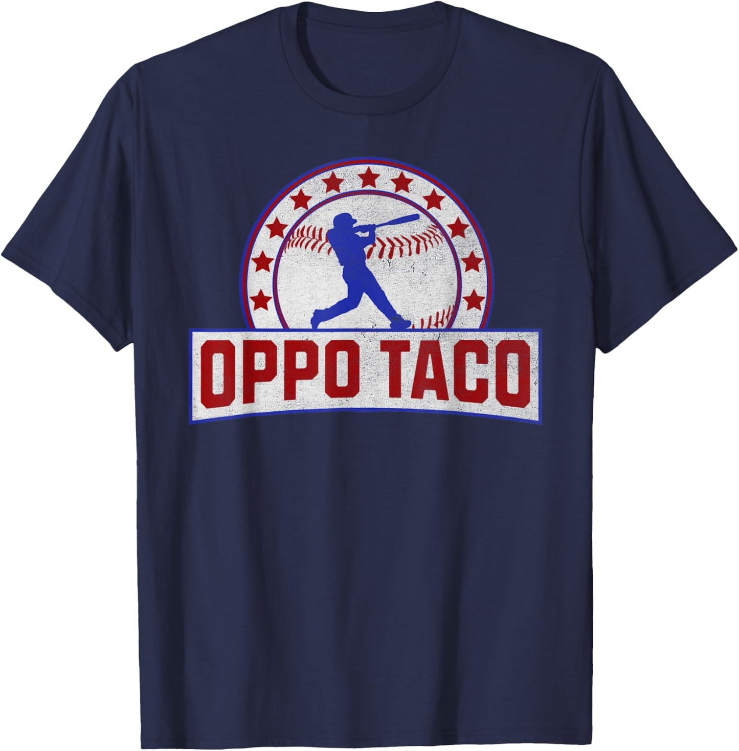 Baseball Oppo Taco Base Ball Home Run T-Shirt - T-Shirt | Navy