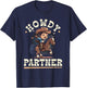 Howdy Partner, Cowboy Rodeo Toddler Boys T-Shirt - T-Shirt | Navy