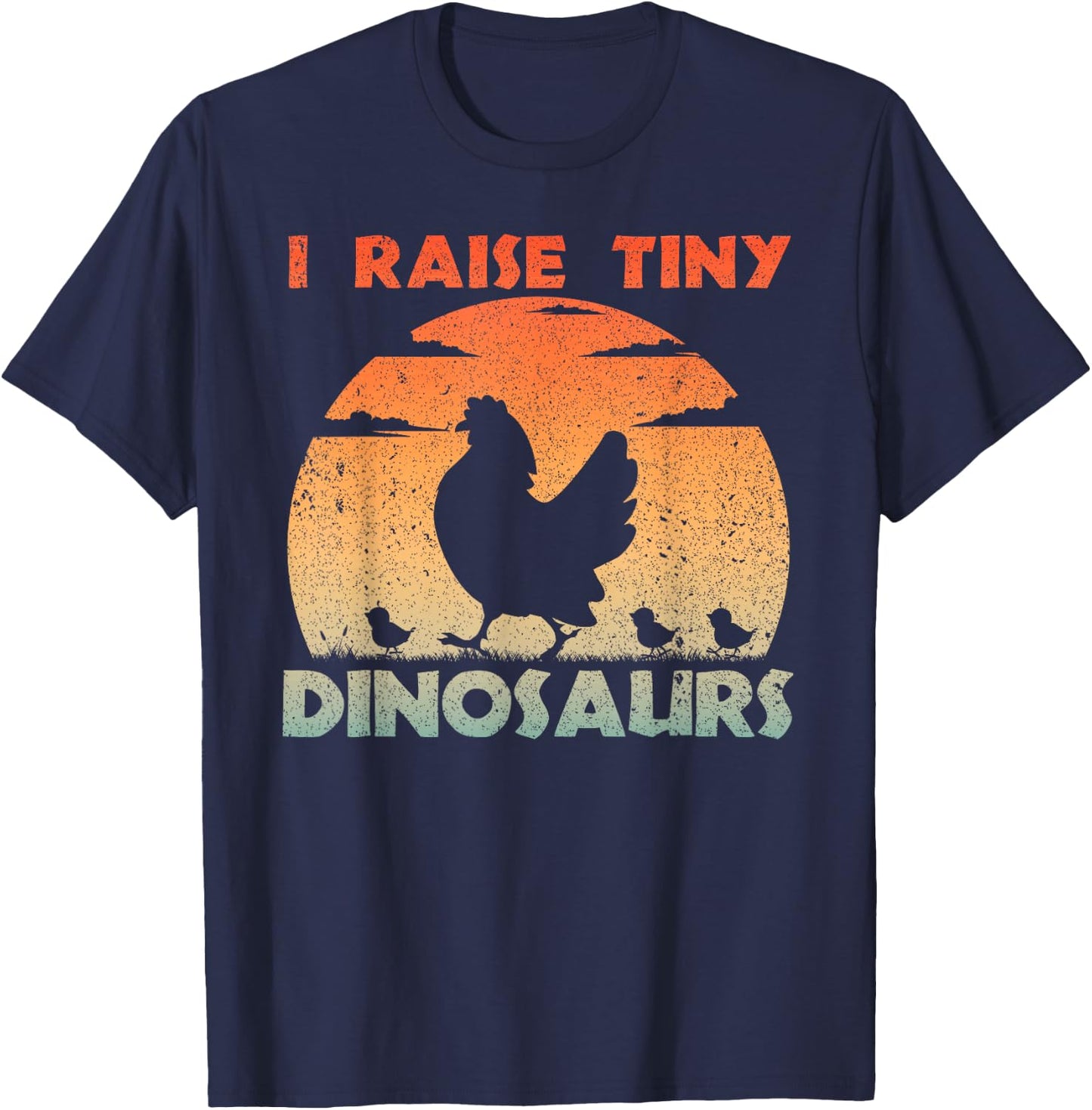Cool Chicken Design Women Farm Lover Chicken Farmer T-Shirt - T-Shirt | Navy