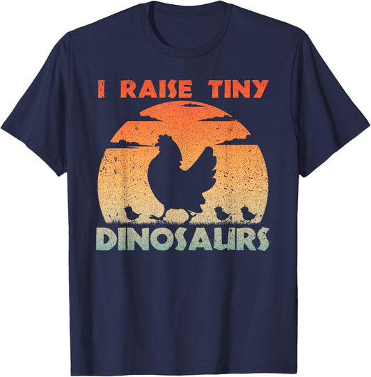 Cool Chicken Design Women Farm Lover Chicken Farmer T-Shirt - T-Shirt | Navy