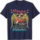 Wish A Very Happy Birthday Mama In Heaven Memorial Family T-Shirt - T-Shirt | Navy