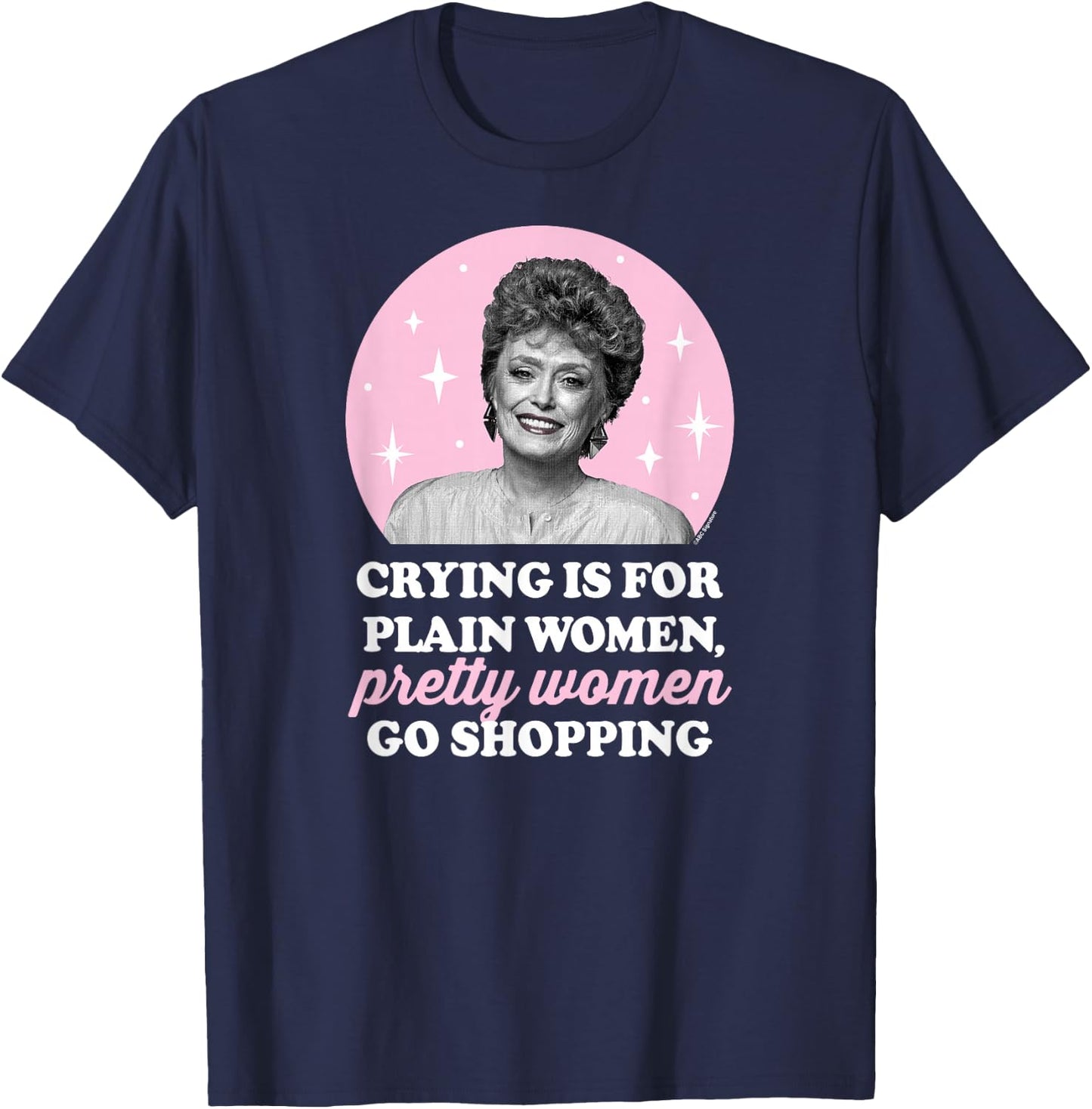 The Golden Girls - Blanche Pretty Women Go Shopping T-Shirt - T-Shirt | Navy