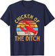 Crawfish Chicken Ditch Retro Cajun Food T-Shirt - T-Shirt | Navy