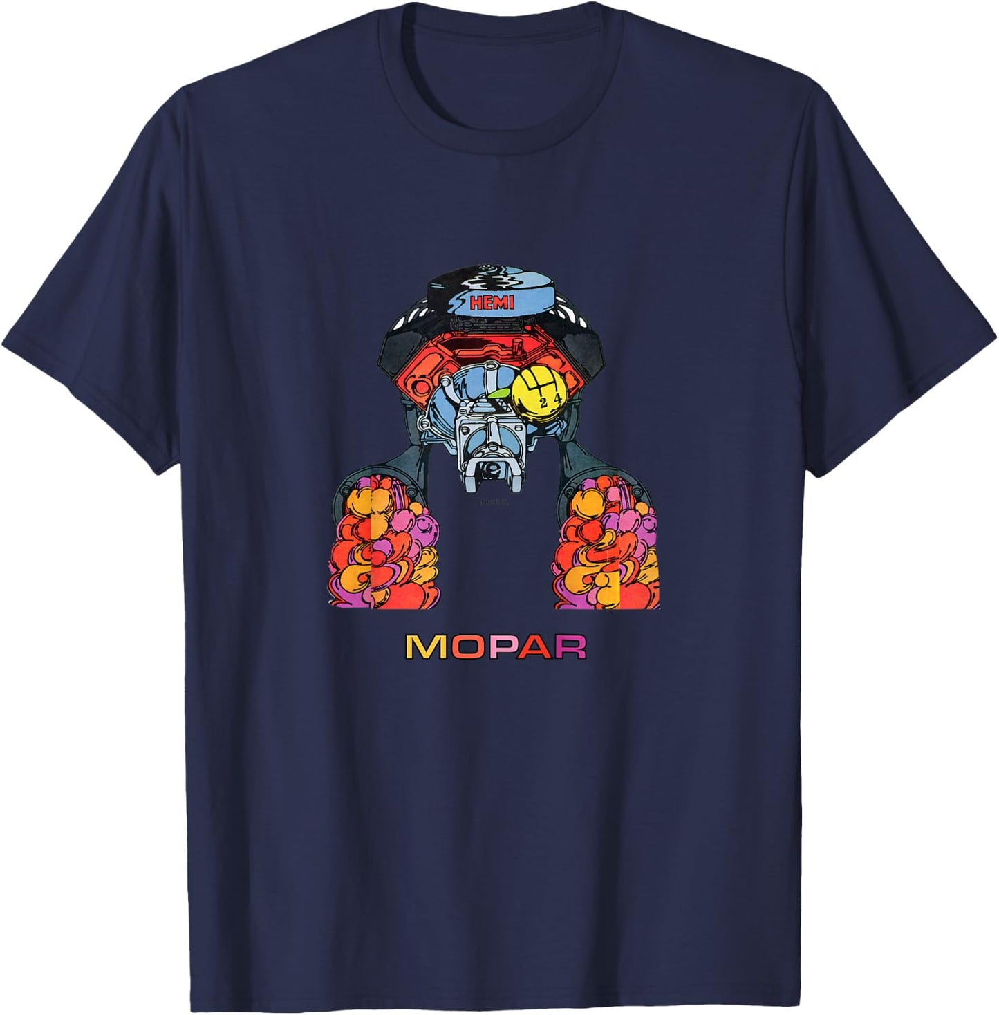 Mopar 426 Hemi Design T-Shirt - T-Shirt | Navy