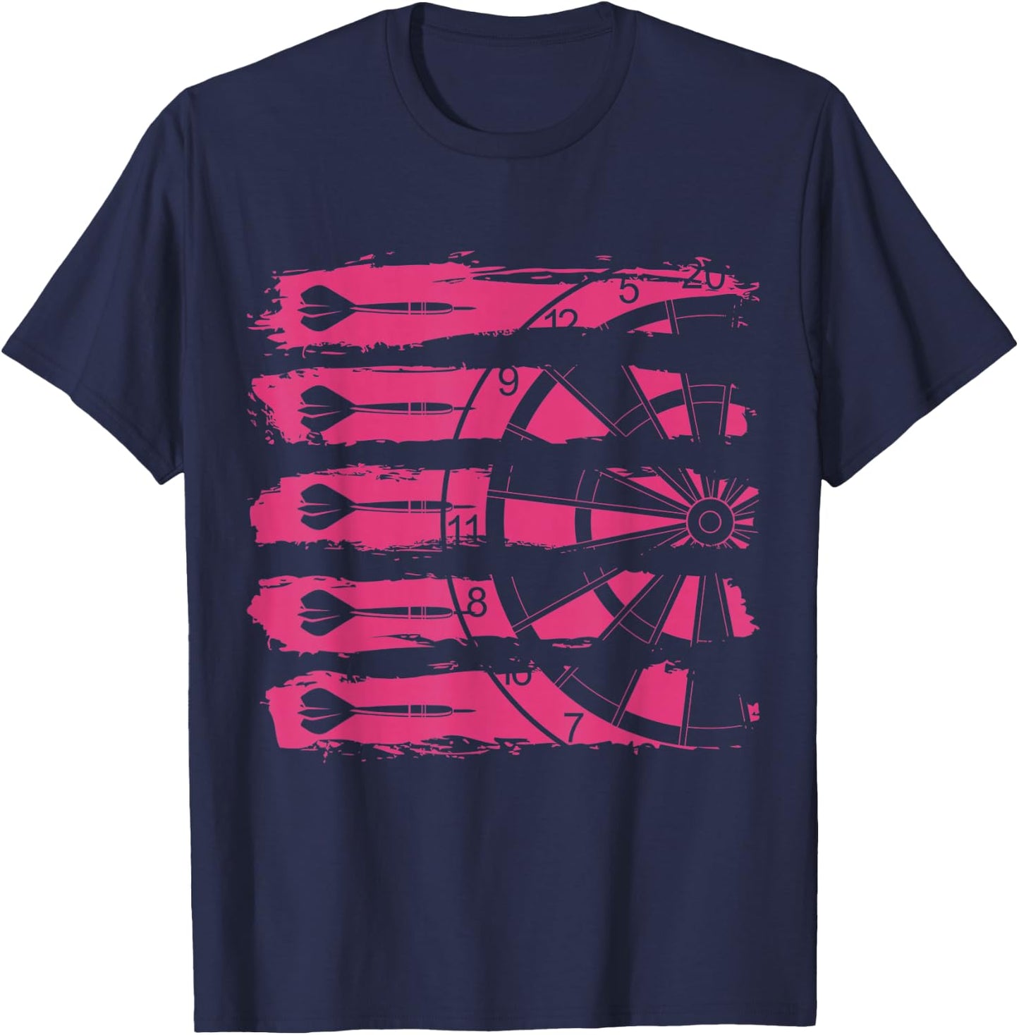 The Cool Dart Player Darts T-Shirt - T-Shirt | Navy