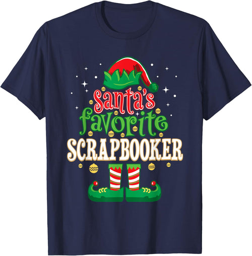Santa's Favorite Scrapbooker Christmas Matching Scrapbooking