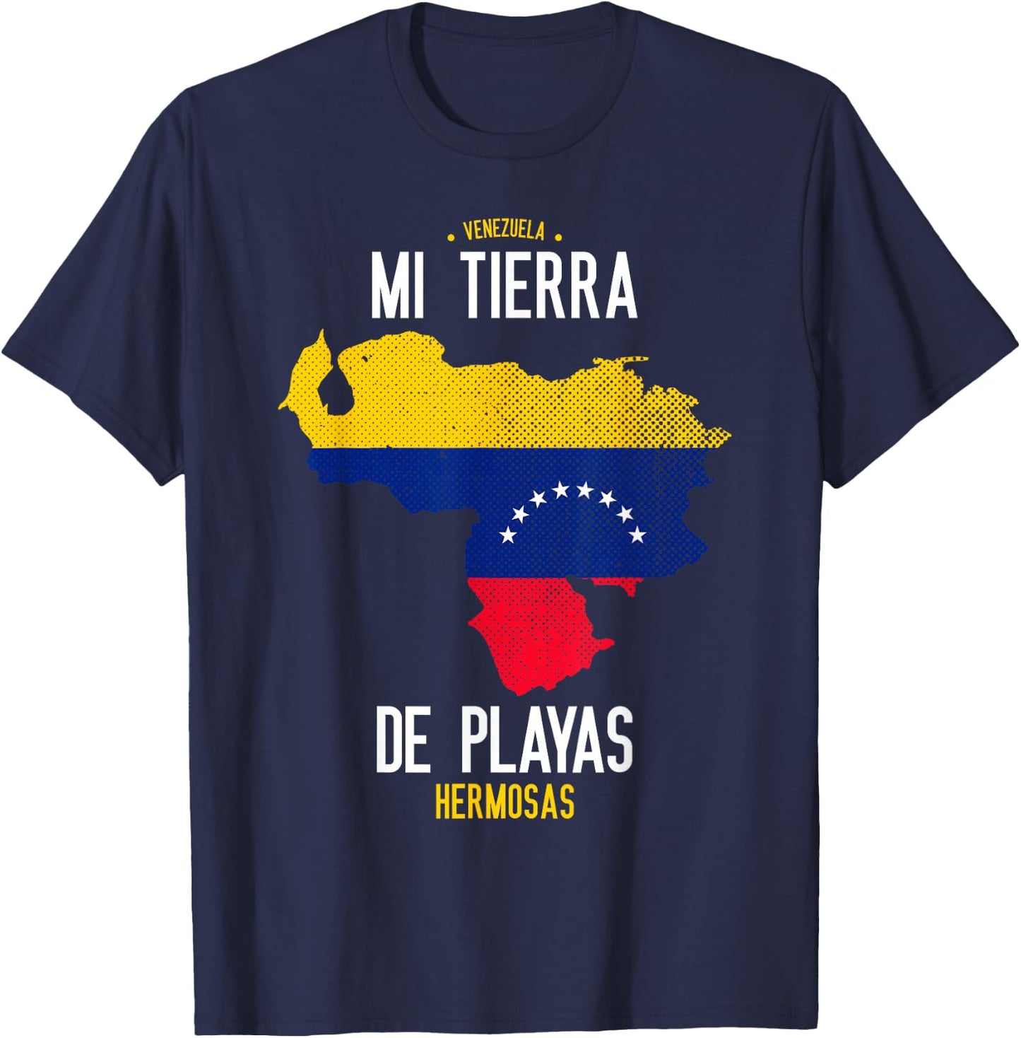 Venezuelan Flag Gifts & Retro Venezuela T-Shirt - T-Shirt | Navy