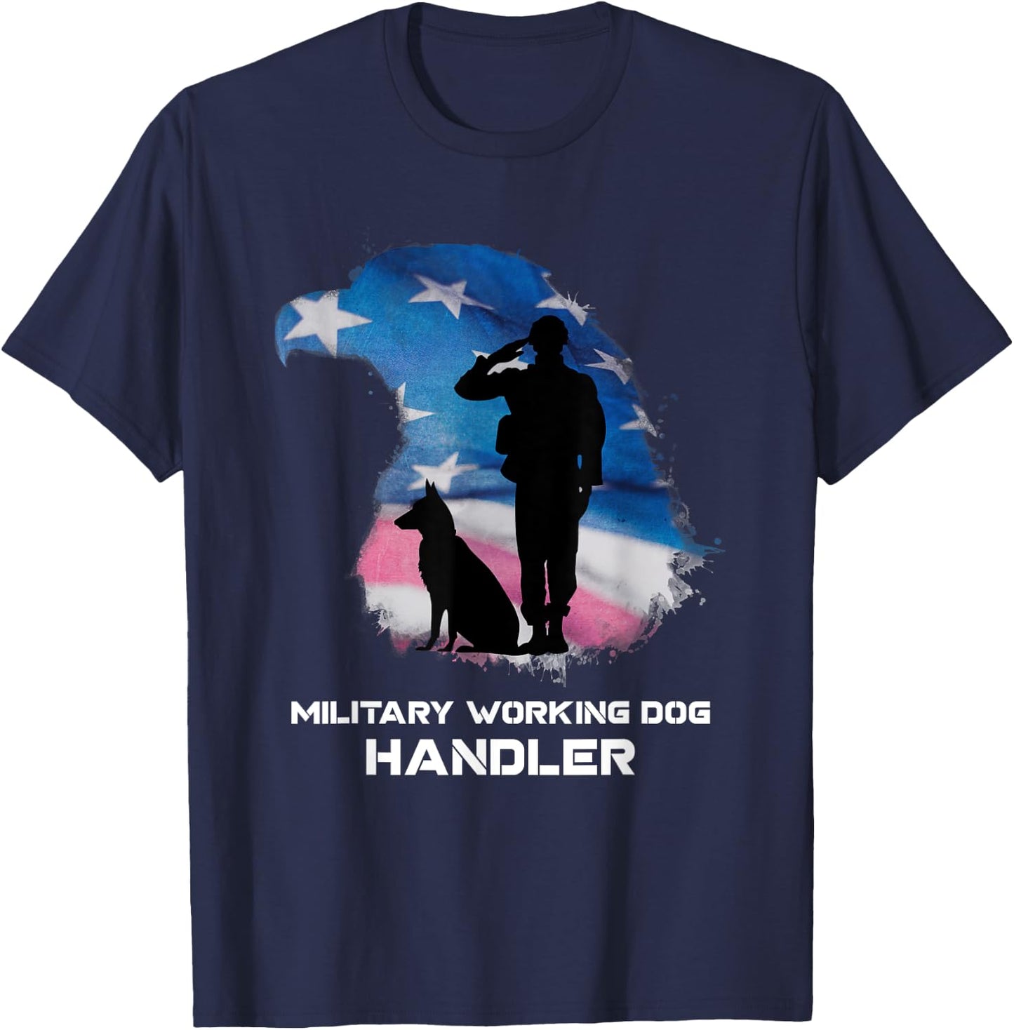 Military Working Dog Handler shirt women T-Shirt - T-Shirt | Navy