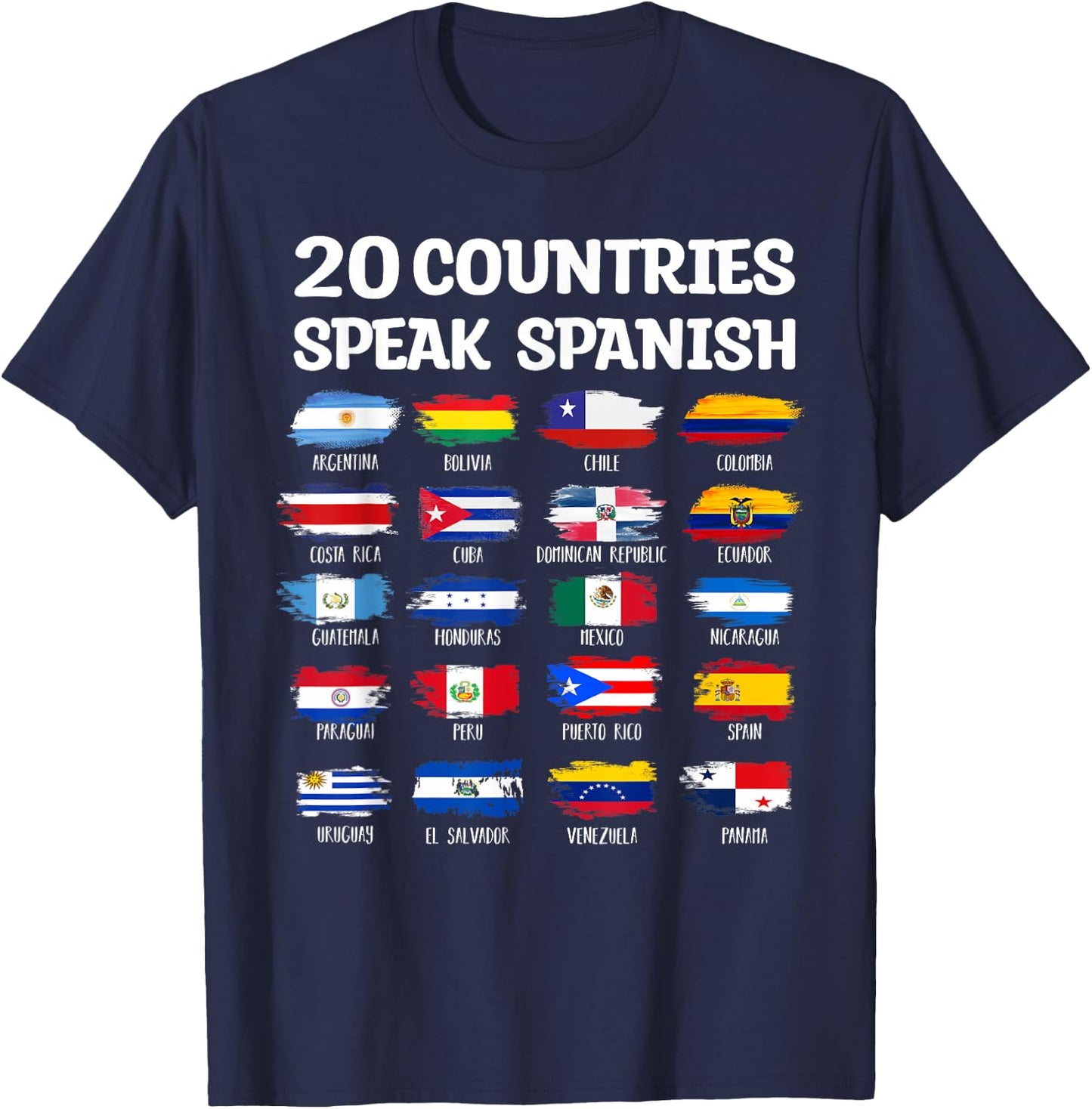 Hispanic Heritage Month Teacher Latin Heritage School kids T-Shirt - T-Shirt | Navy
