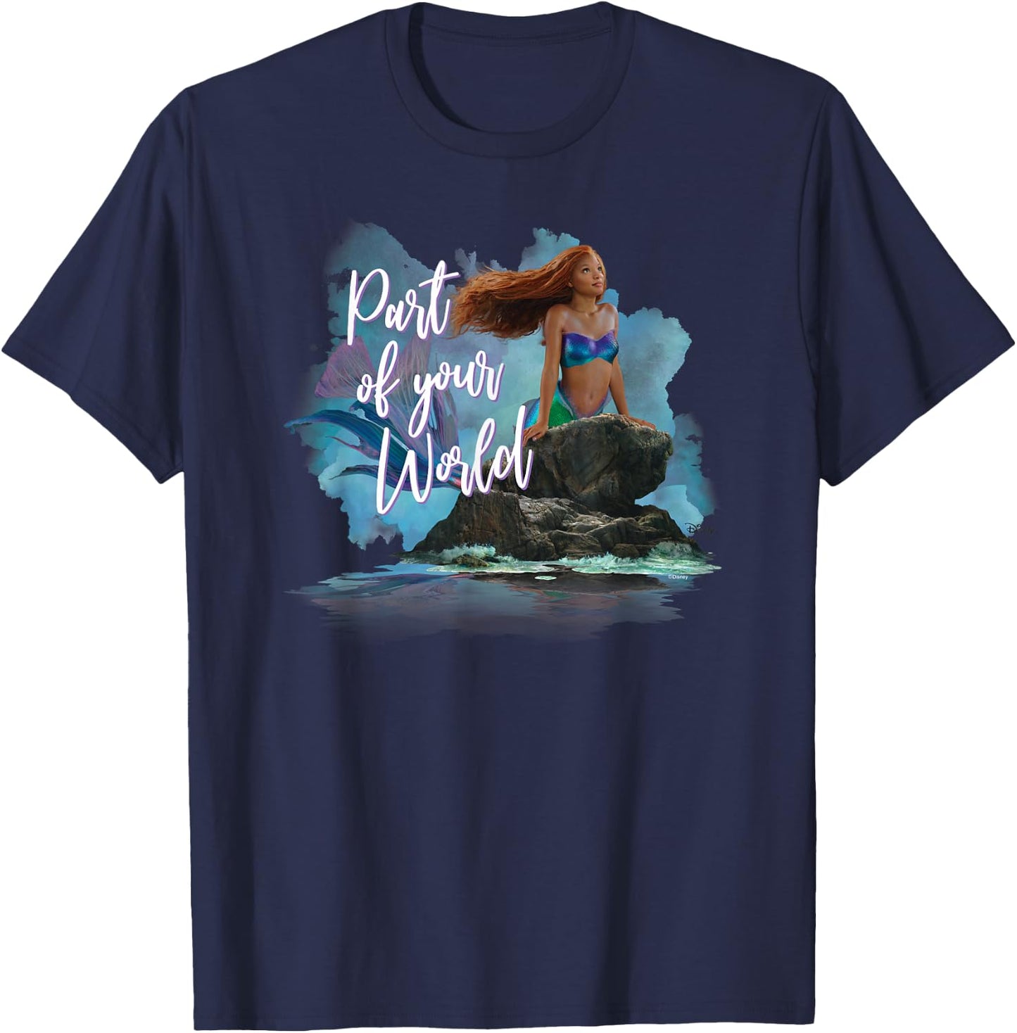 Little Mermaid - Part Of Your World T-Shirt - T-Shirt | Navy