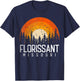 Florissant Missouri MO Shirt Retro Vintage 70s 80s 90s Gift T-Shirt - T-Shirt | Navy