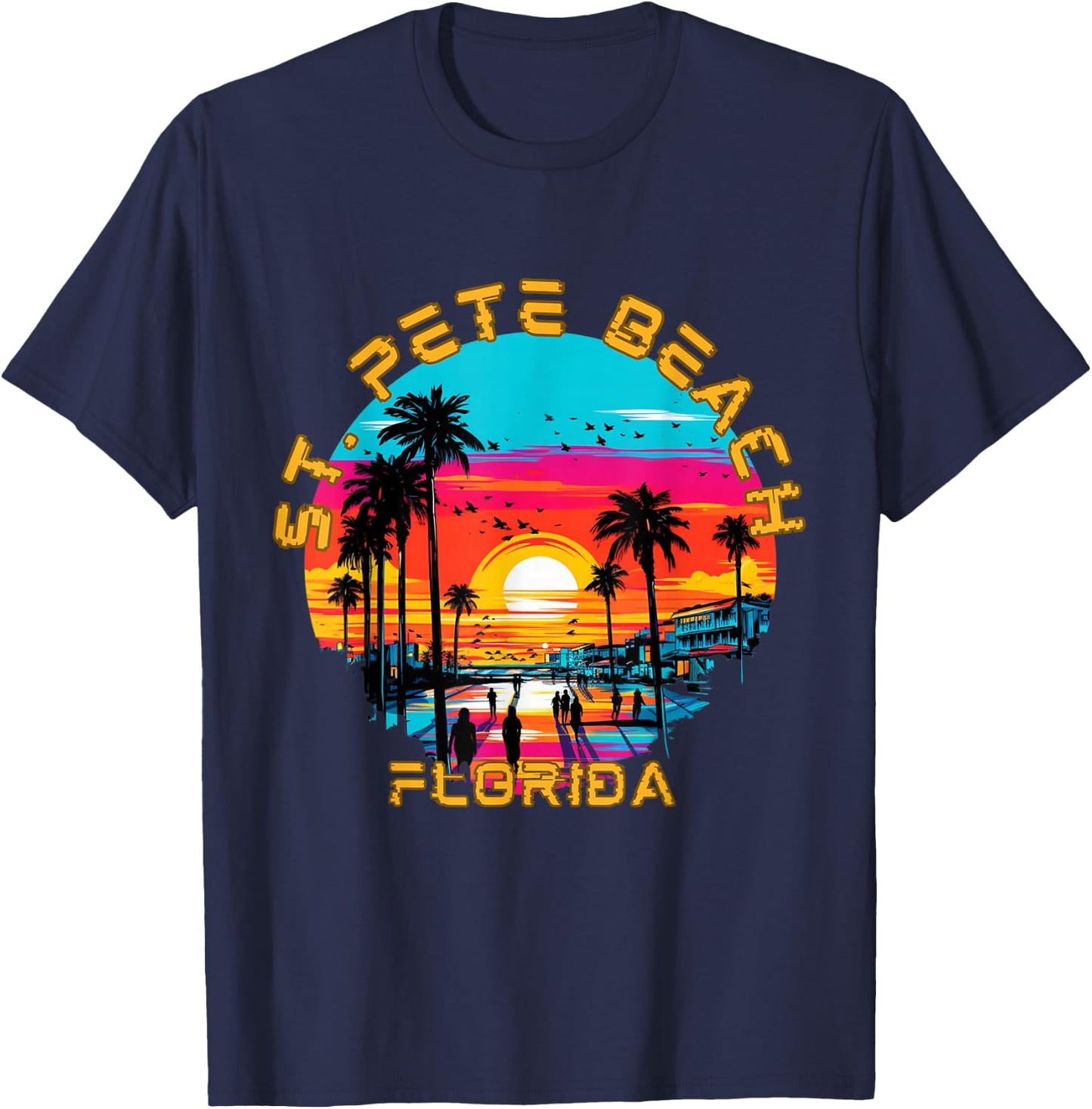 St. Pete Beach Florida T-Shirt - T-Shirt | Navy