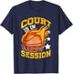 Funny Basketball Player Court Is In Session Slam Dunk Gamer T-Shirt - T-Shirt | Navy