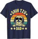 Shih Tzu Dad - Father's Day Pet Dog Breed Pet Paw Men T-Shirt - T-Shirt | Navy