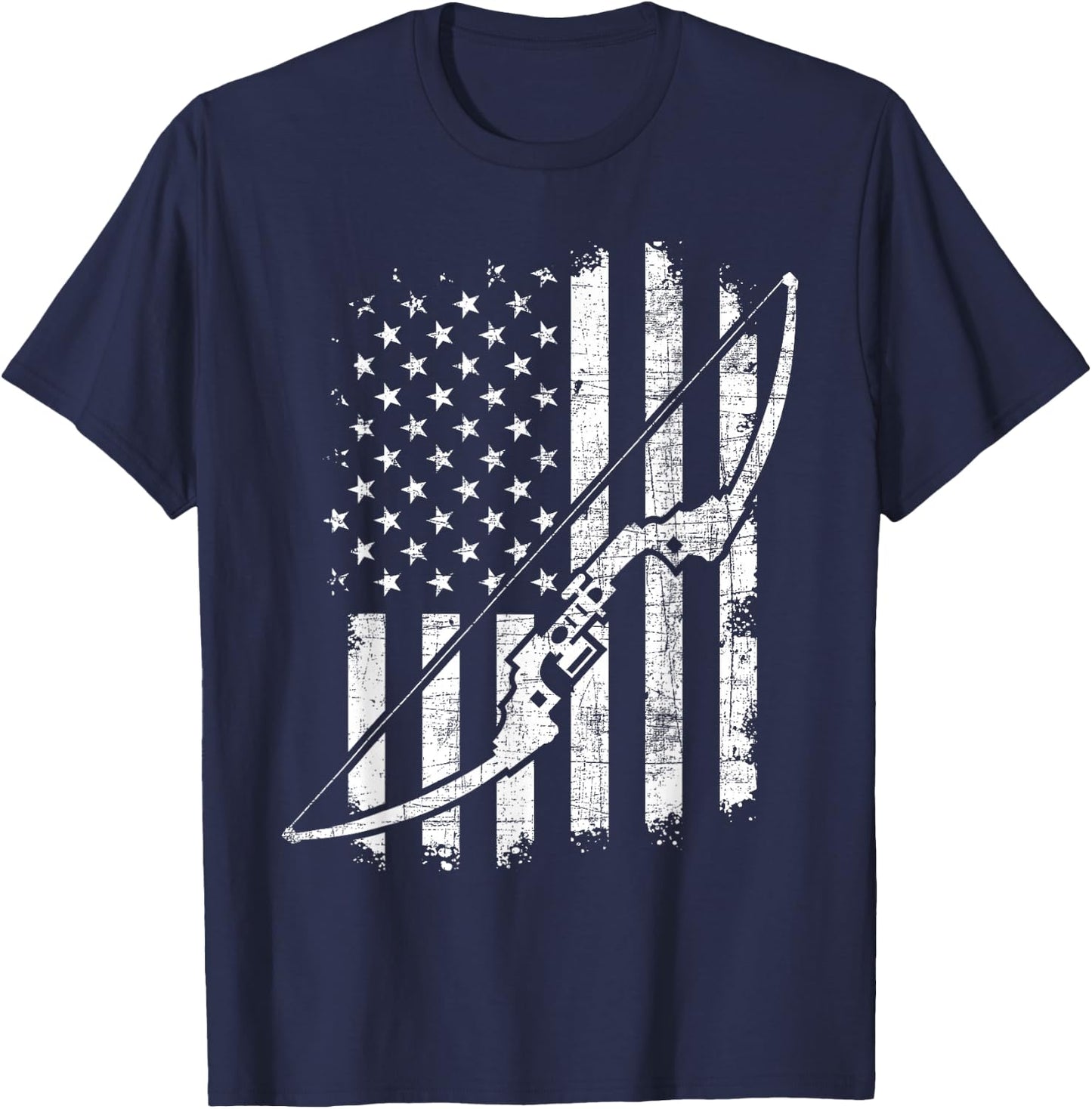 Camo Bowhunting - Archery Lover Archer Bowman T-Shirt - T-Shirt | Navy