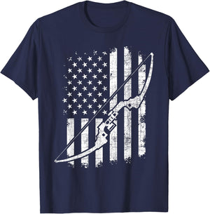 Camo Bowhunting - Archery Lover Archer Bowman T-Shirt - T-Shirt | Navy
