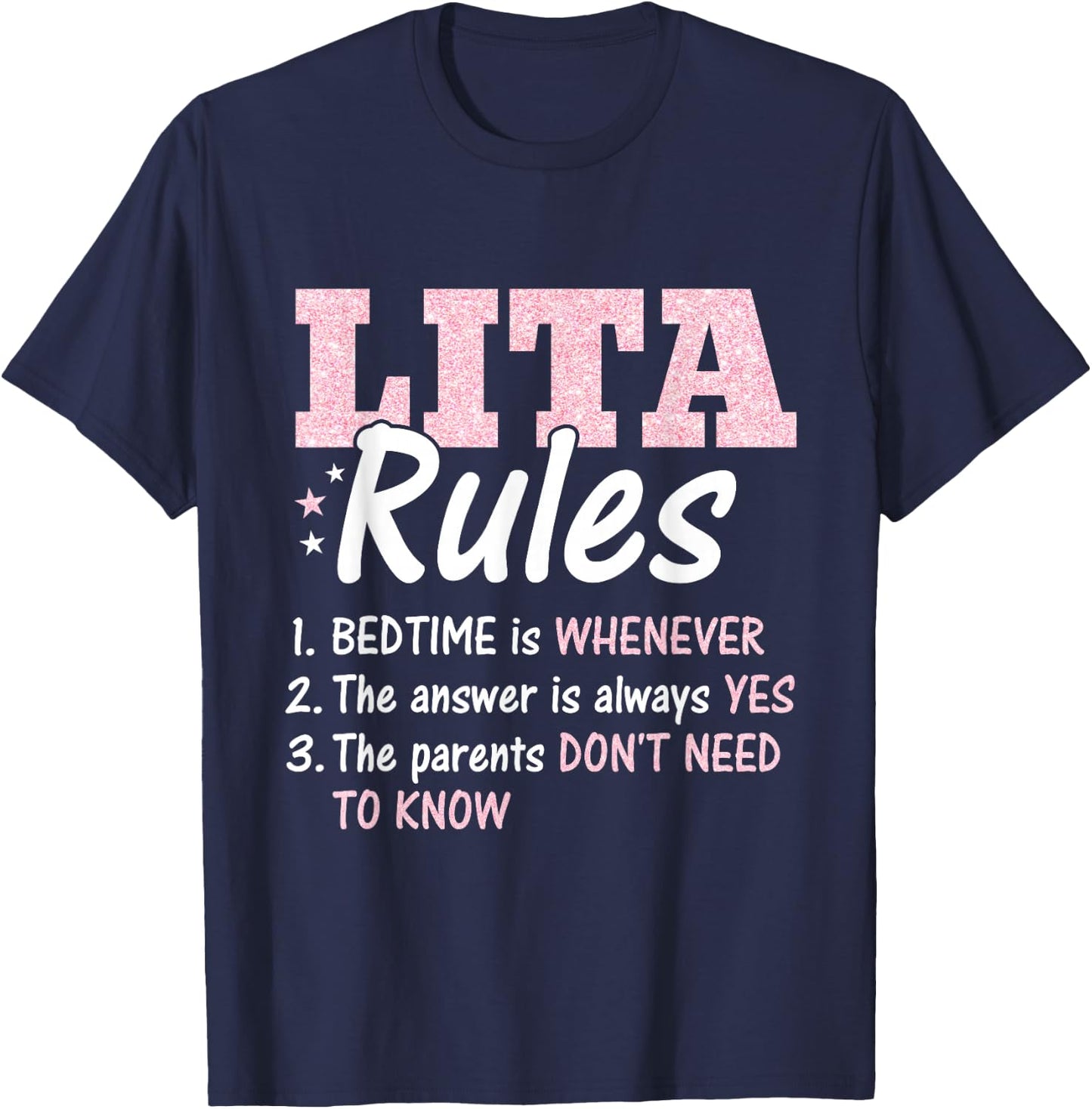 The Lita Rules Grandma Definition T-Shirt - T-Shirt | Navy