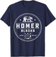 Homer Alaska Vintage Bear Hiking Nature T-Shirt - T-Shirt | Navy
