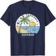 Zanzibar Tanzania Illustrated Ocean Vintage T-Shirt - T-Shirt | Navy