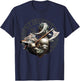 Viking Runes Nordic Celtic Wolf Lovers T-Shirt - T-Shirt | Navy