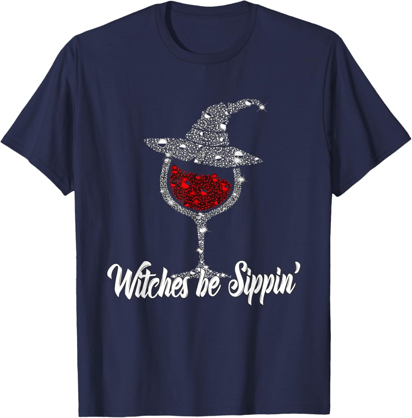 Witches Be Sippin 'Witch Squad Halloween Party T-Shirt - T-Shirt | Navy