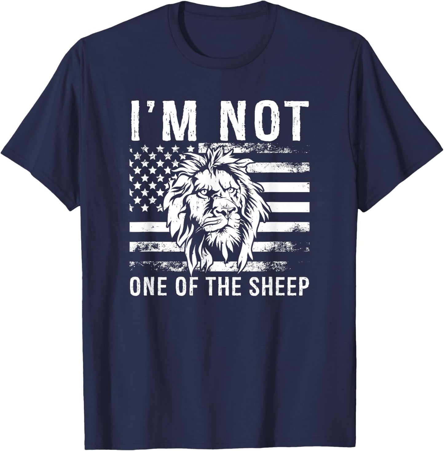 I Am Not One Of The Sheep T-Shirt - T-Shirt | Navy