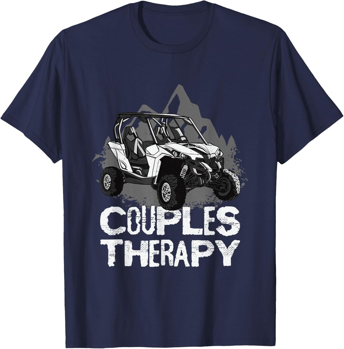 UTV Side By Side Couples Therapy T-Shirt - T-Shirt | Navy