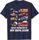 Easily Distracted By Snow Removal Machine Snow plow T-Shirt - T-Shirt | Navy