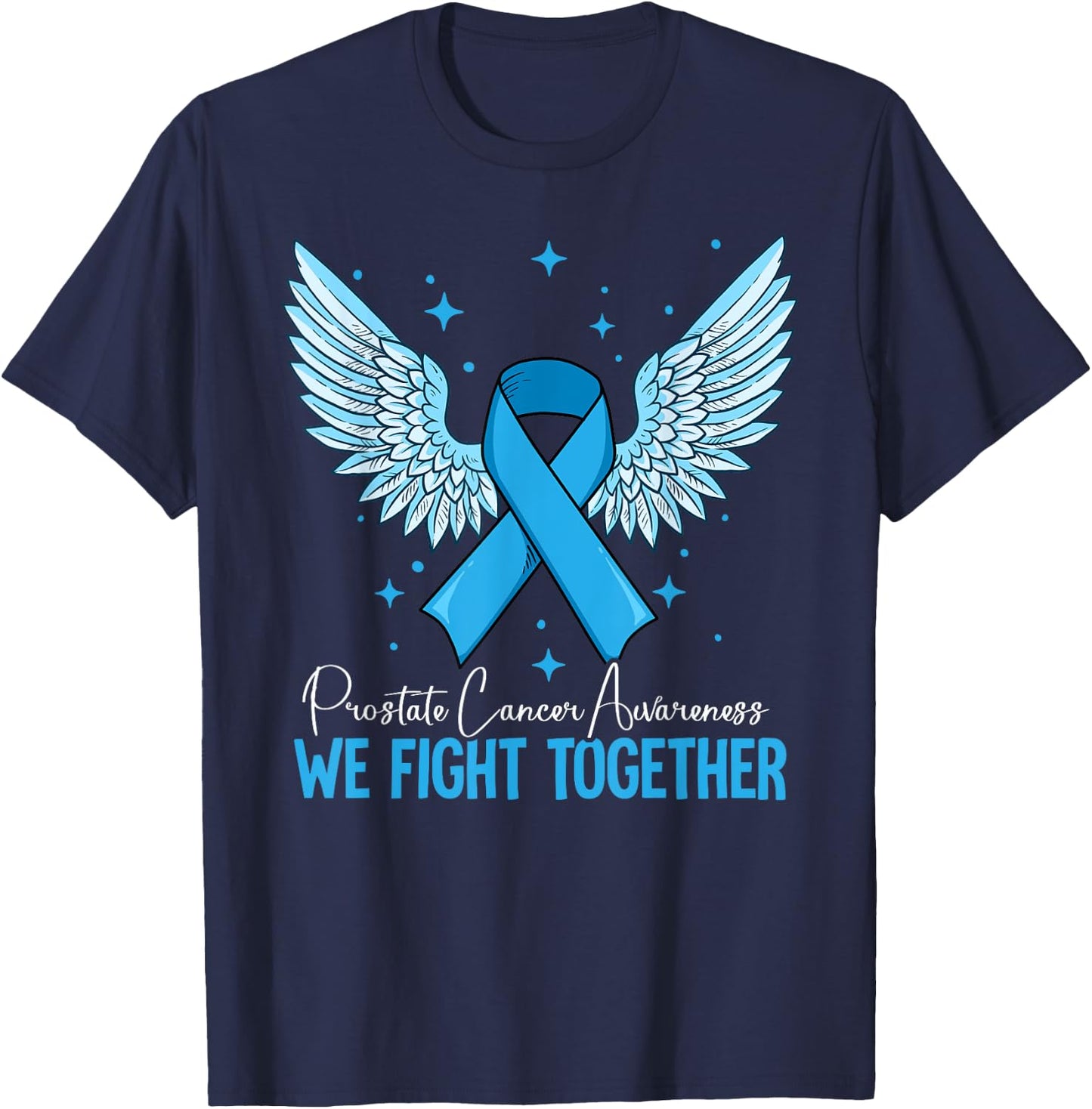 Prostate Cancer Awareness T-Shirt - T-Shirt | Navy