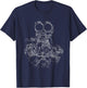 Vintage Hot Rod Engine T-Shirt - T-Shirt | Navy