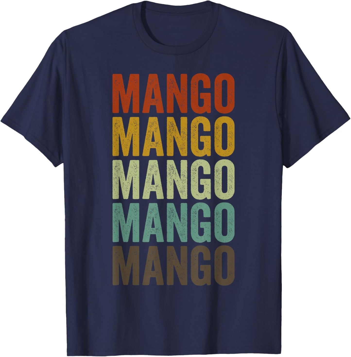 Mango City Retro T-Shirt - T-Shirt | Navy