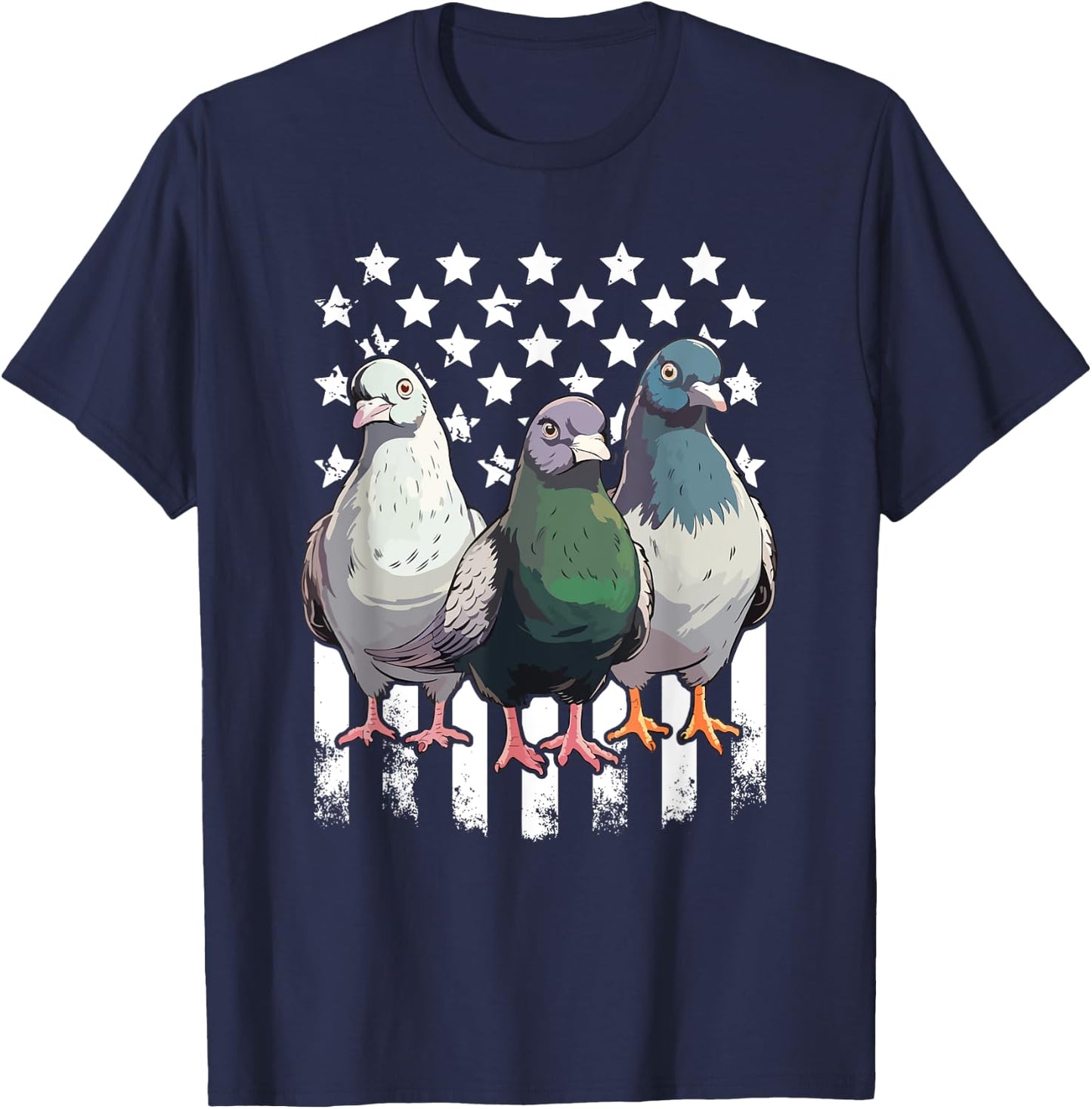 Pigeon USA T-Shirt - T-Shirt | Navy