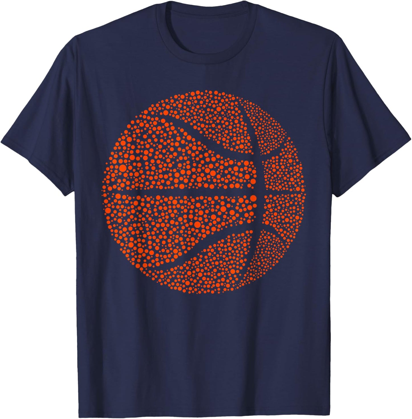 Cute Polka Dot Basketball Lover Player International Dot Day T-Shirt - T-Shirt | Navy