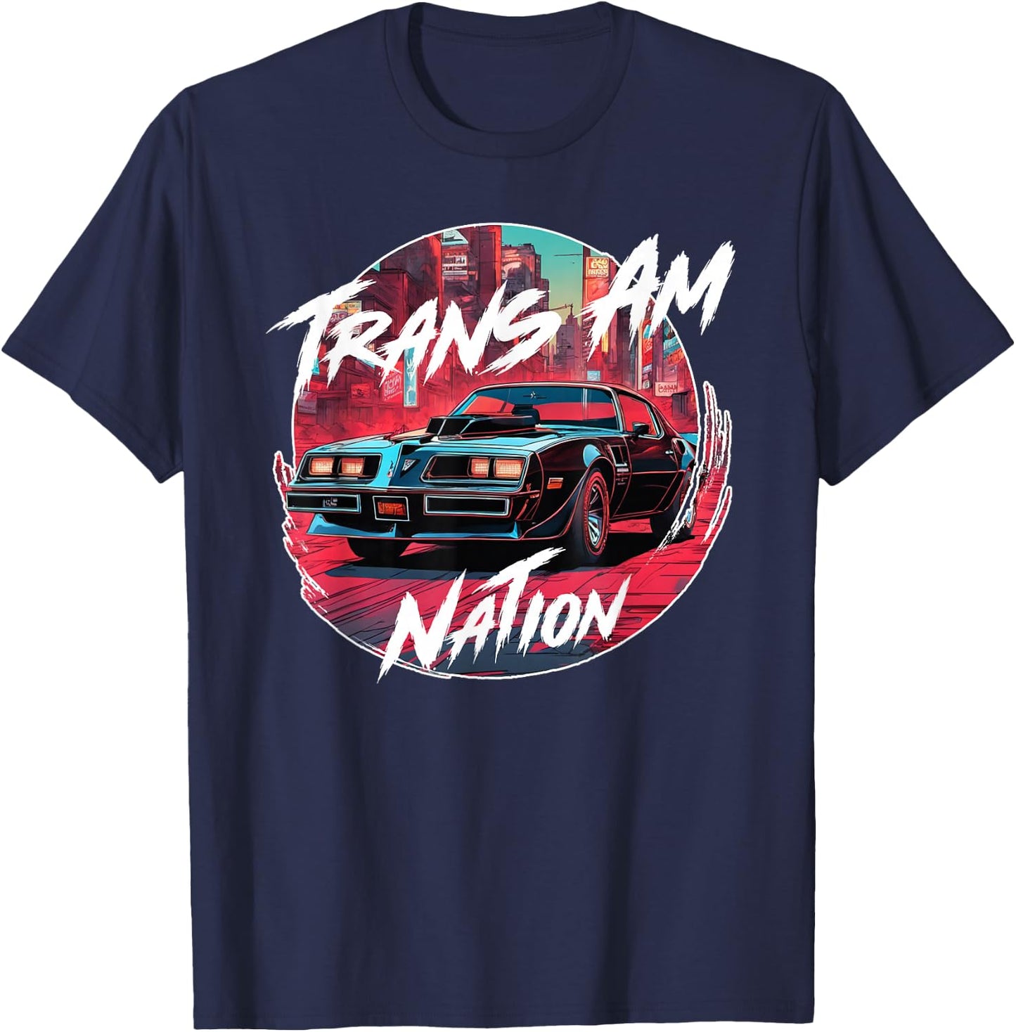 Trans Am Muscle Car American Muscle Trans Am Nation T-Shirt - T-Shirt | Navy