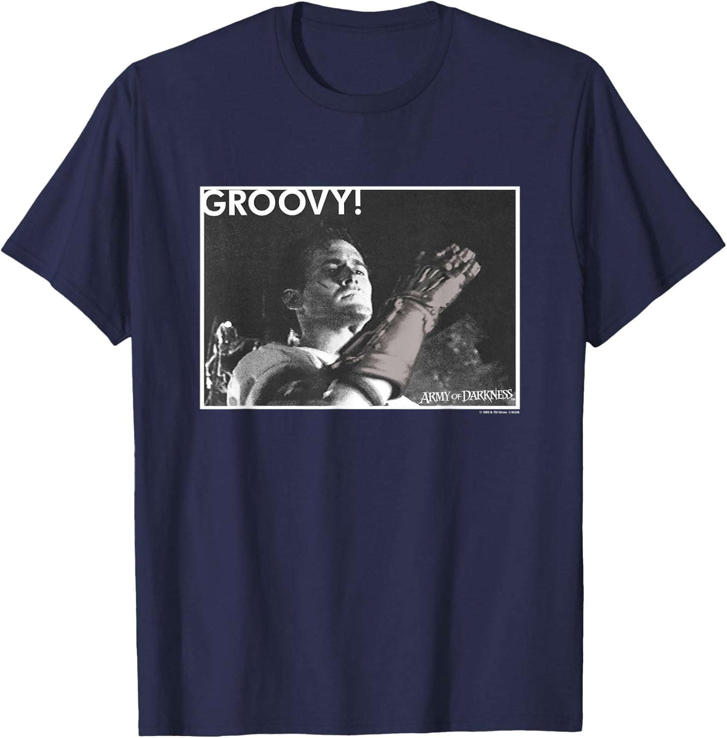 Army of Darkness Groovy T-Shirt - T-Shirt | Navy