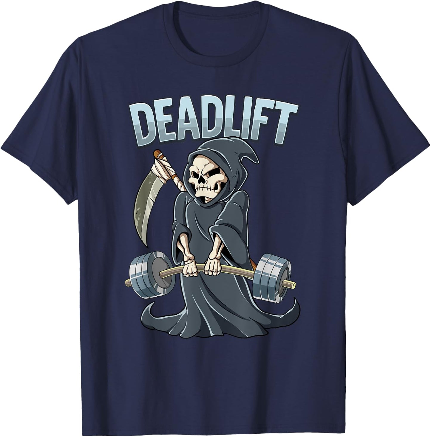 Gym Repeaer Deadlift Bodybuilding T-Shirt - T-Shirt | Navy