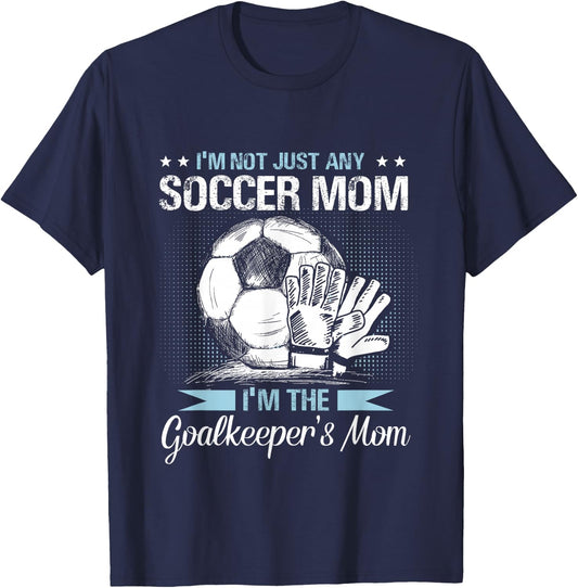 Goalkeeper Mom Shirt Soccer Goalie Mama Mothers Day Women T-Shirt - T-Shirt | Navy