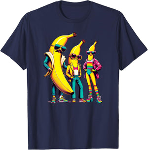 Banana Fun Run Family Outfit for Family Runners Costume T-Shirt - T-Shirt | Navy