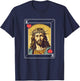 Jesus King of Hearts Card T-Shirt - T-Shirt | Navy