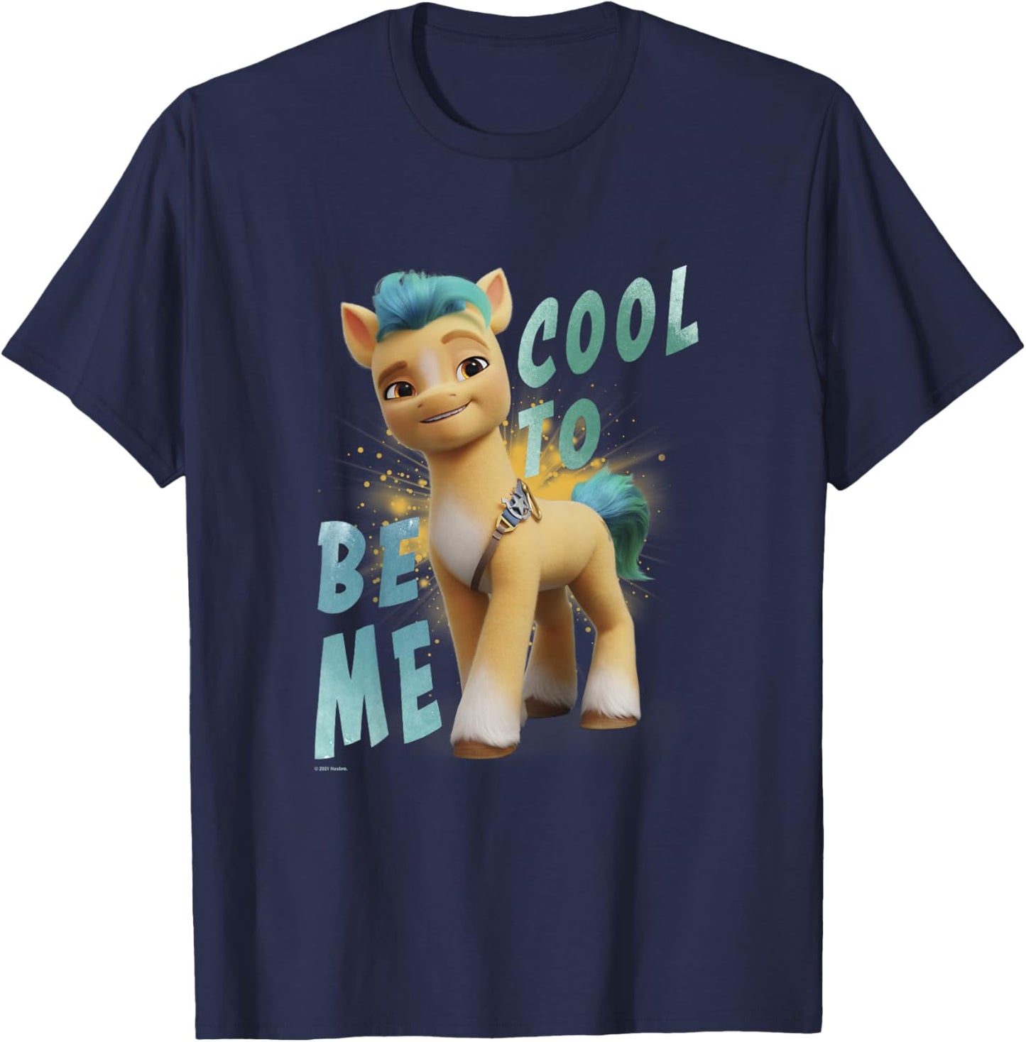 Kids My Little Pony: A New Generation Hitch Cool to Be Me T-Shirt - T-Shirt | Navy