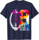 9 Years of Being Awesome Football 9th Birthday T-Shirt - T-Shirt | Navy