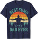 Funny Vintage Best Sumo Dad Ever Father's Day T-Shirt - T-Shirt | Navy