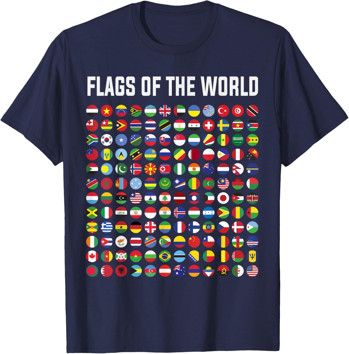 World Flag Outfit Ideas For Kids & International World Flags T-Shirt - T-Shirt | Navy