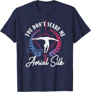 Aerial Silk Teacher Cloth Acrobatics Aerial Silk T-Shirt - T-Shirt | Navy