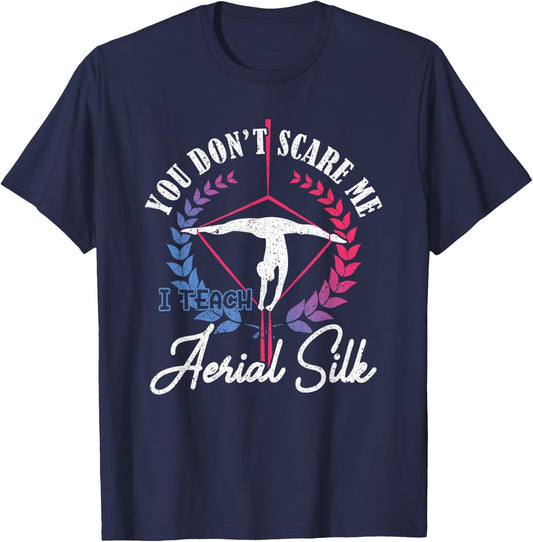 Aerial Silk Teacher Cloth Acrobatics Aerial Silk T-Shirt - T-Shirt | Navy